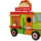 Glitzhome 9.45"L Wooden Mexico Taco Truck Birdhouse