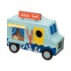 Glitzhome 9.45"L Wooden Lobster Truck Birdhouse