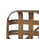 Glitzhome 24"L Bamboo Basket with 18"D Boxwood Wreath