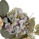 Glitzhome 22"D Hydrangea Rose Wreath with 24"L Bamboo Basket