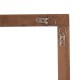 Glitzhome 28"H Wooden Window Frame with 18"D Boxwood Wreath