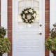 Glitzhome 24"D Artificial Magnolia Wreath