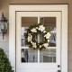 Glitzhome 24"D Artificial Magnolia Wreath