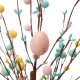 Glitzhome 18"H Easter Table Tree with Multicolor Easter Eggs