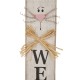 Glitzhome 42"H Wooden Easter Welcome Porch Sign with Bunny Ears