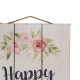 Glitzhome 31.5"H Wooden Easter Word  Sign Wall Decor
