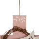 Glitzhome 32"H Easter Wooden/Metal Cross Yard Stake or Wall Decor (KD, Two Function)