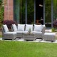 Glitzhome 6-Piece Outdoor Patio Wicker Sectional Conversation Sofa Set with Cushions