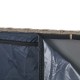 Glitzhome 52.75"L Outdoor Patio Oversized All-Weather Gray Handwoven Wicker Storage Box