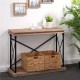 Glitzhome 42.10"L French Vintage Antiqued finish Console Table