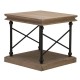 Glitzhome 23.00"L French Vintage Antiqued finish Accent Table/Side Table