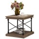 Glitzhome 23.00"L French Vintage Antiqued finish Accent Table/Side Table