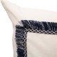 Glitzhome 2 Pack Indigo Dream Cotton Euro Sham Cover