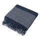 Glitzhome Indigo Acrylic Woven Throw