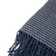 Glitzhome Indigo Acrylic Woven Throw