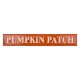 Glitzhome 35.75"L Enameled Metal "PUMPKIN PATCH" Wall Sign