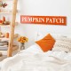 Glitzhome 35.75"L Enameled Metal "PUMPKIN PATCH" Wall Sign