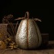 Glitzhome 14"H Galvanized Metal Tall Pumpkin