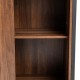 Glitzhome 31.82"H Wooden/Metal Floor Cabinet with Double Sliding Doors
