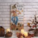 Glitzhome 24"H Fall Wooden Scarecrow Hanging Decor