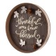 Glitzhome 17.83"D Fall Wooden Tray Hanging Decor