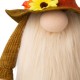 Glitzhome 24"H Fall Fabric Gnome Shelf Sitter Decor