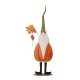 Glitzhome 48"H Fall Metal Gnome Standing Decor