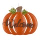 Glitzhome 29.72"H Fall Metal Pumpkin Yard Stake/Standing/Hanging Sign