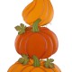 Glitzhome 42"H 3 in 1 Metal Pumpkin Yard Stake or Hanging Decor