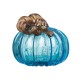 Glitzhome S/3 Blue Glass Pumpkin