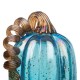 Glitzhome S/3 Blue Glass Pumpkin