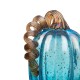 Glitzhome S/3 Blue Glass Pumpkin