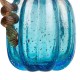 Glitzhome S/3 Blue Glass Pumpkin
