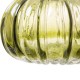 Glitzhome S/2 Green & Amber Crackle Glass Short Pumpkin（in same size）