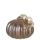 Glitzhome S/2 Blue/Gold Glittery Glass Pumpkin Decor