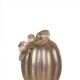 Glitzhome S/2 Blue/Gold Glittery Glass Pumpkin Decor