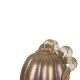 Glitzhome S/2 Blue/Gold Glittery Glass Pumpkin Decor