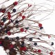 Glitzhome 24"D Patriotic RED/White/Blue Berry Wreath