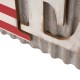 Glitzhome 36.10"L Metal/Wooden Patriotic HELLO Wall Décor