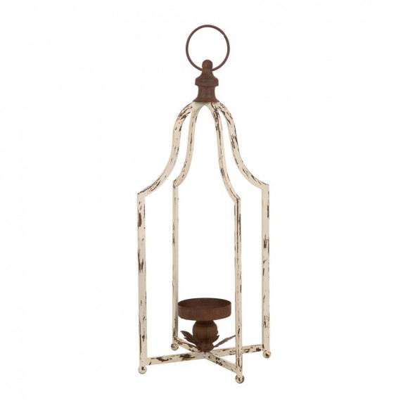 Glitzhome 22"H Large Farmhouse Rustic Metal Lantern