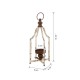 Glitzhome 16.5"H Small Farmhouse Rustic Metal Lantern