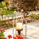 Glitzhome 16.5"H Small Farmhouse Rustic Metal Lantern