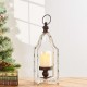 Glitzhome 16.5"H Small Farmhouse Rustic Metal Lantern