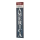 Glitzhome Wooden Patriotic Word "God Bless America" Sign Wall Decor