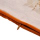 Glitzhome 20"L*20"W Faux Burlap Pumpkin Pillow Cover