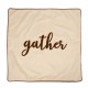 Glitzhome Set of 2 Velvet Pillow Cover with Word