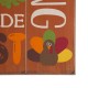 Glitzhome 24.00"H Thanksgiving Wooden Word Sign Hanging Decor