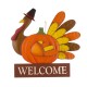 Glitzhome 30.00"H Thanksgiving Metal Turkey Yard Stake/Hanging Wall Decor (Two Function)