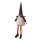 Glitzhome 20"H Halloween Fabric Gnome Sitter Decor