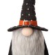 Glitzhome 28"H Halloween Fabric Gnome Standing Decor